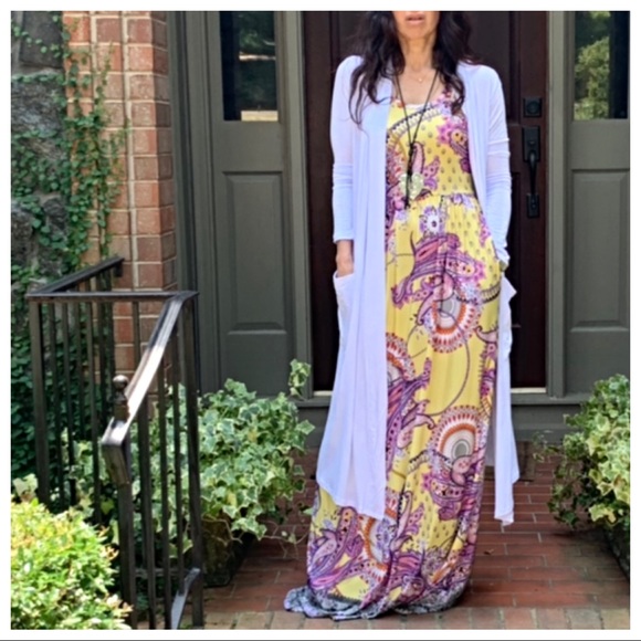 ✨LAST ONES ✨White chic side pocket duster - Picture 2 of 8